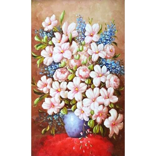 Still Life Flower Vase Diamond Painting Oil Floral Round Full Drill Nouveaute DIY Mosaic Embroidery 5D Cross Stitch Home Decor