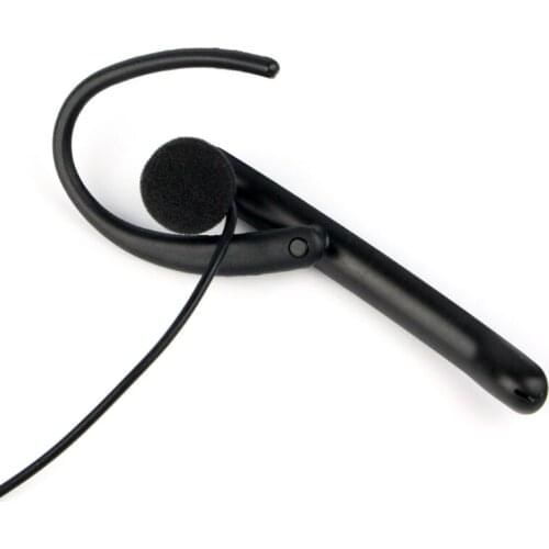 1pcs 2-Pin Ear Bar Earpiece Mic PTT Headset Parts For Kenwood HYT BAOFENG Radio