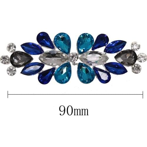 Good quality 90mm metal rhinestones button with sweater coat decoration button accessories DIY 5Pcs/Lot SP-0168