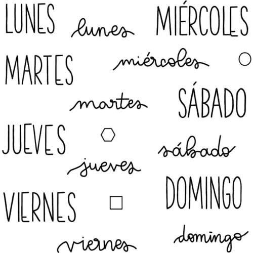 Spanish 79 stamp Clear Stamp for Scrapbooking Transparent Silicone Rubber DIY Photo Album Decor