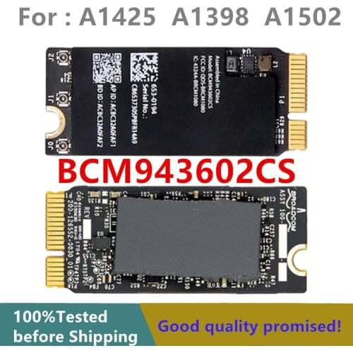 Original Wifi Airport Card BCM943602CS For Macbook Pro Retina 13" 15" A1398 A1425 A1502 wifi card 2015 Year