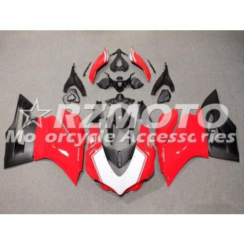 Injection Mold New ABS Fairings Fit For DUCATI 959 1299 Panigale 2015 2016 2017 2018 15 16 17 18 Custom red black matte