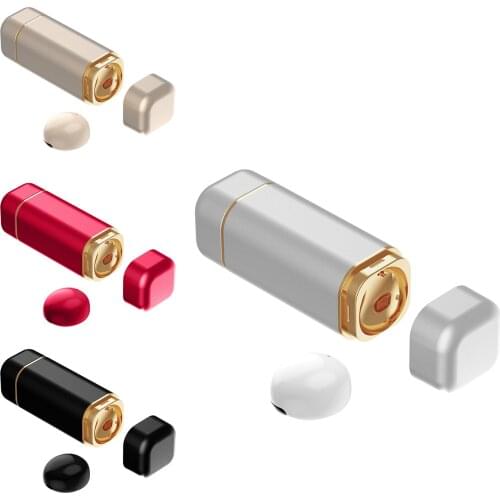 Single Earbud in Ear Mini Bluetooth Cordless 16 Hour Playtime with Charging Case Sweatproof for Sport Driver for IOS/Android