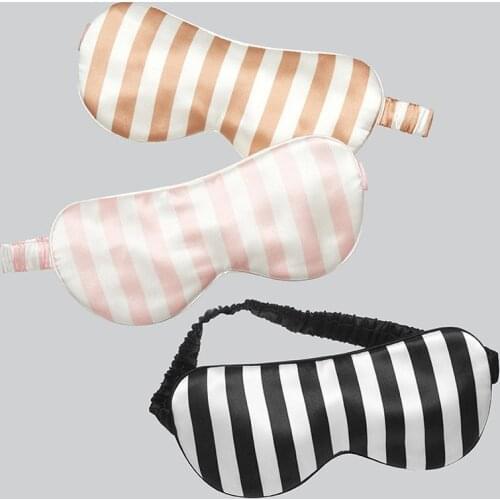 Real 100% Silk Eyemask Pure Silk Sleep Eye Mask Shade Patch Comfortable 22Momme Mulberry Silk Eye Cover Blindfolds Women Men