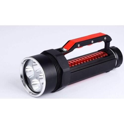 Aluminum Alloy Portable 4L2 Professional DivingLantern Diving Camping Night Fishing Glare Flashlight High Temperature Resistance