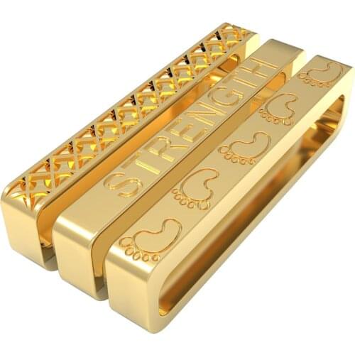 Watch Band Metal Decorative Ring Loops Accessories 3pcs/set For Smart Watch Silicone Band Strap 38mm 40mm 42mm 44mm