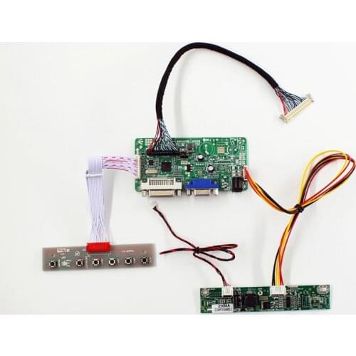 RT2281 LCD controller board support DVI VGA for 19 inch lcd panel M190ETN01.0 G190EG02 VG 1280x1024 diy easy repair lcd driver