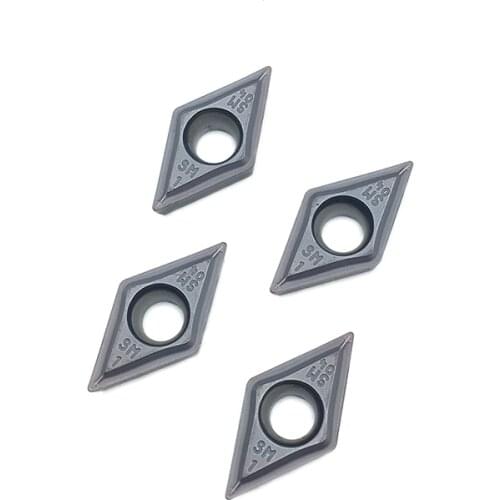 10PCS DCMT11T304 SM IC907 Carbide insert Lathe cutter External Turning Tools Tokarnyy turning insert