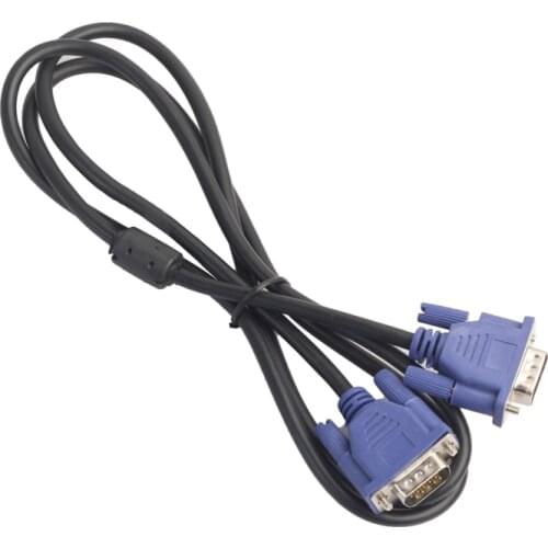 1.35m/3/5/10m VGA 15 Pin Male To Male Extension Cable For PC Laptop Projector HDTV