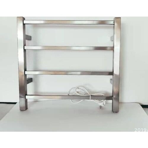 2020 New Brushed Polish Electric Heated Towel Warmer Rail Wall Mounted Bathroom Accessory TW-RT2