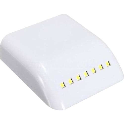 Battery Operated 7 LED Smart Sensor Cabinets Light Indoor Cabinets Wardrobe Drawer Closet LED Night Light Stick-on anywhere