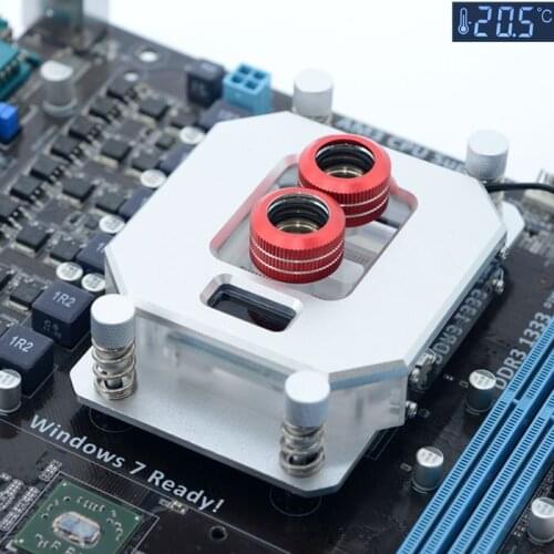 FREEZEMOD computer CPU AMD water cooling block 2020 LCD temperature display VA screen. UPR-2020A