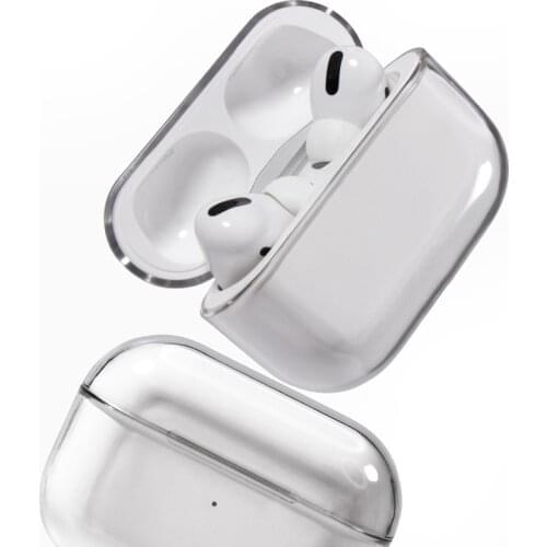 Transparent Wireless Earphone Charging Cover Bag For Apple AirPods Pro Cases Hard PC Bluetooth-compatible Box Headset Clear