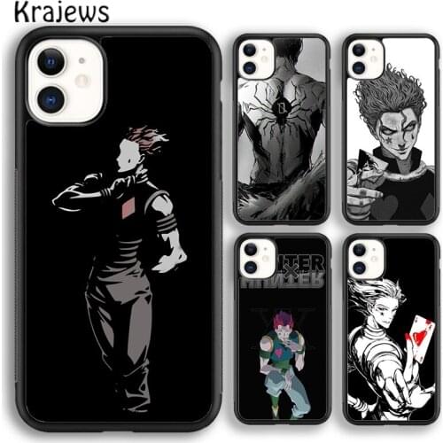 Krajews Anime Collages Hunter Hisoka HxH soft Phone Case Cover For iPhone 5 SE 2020 6s 7 8 plus X XS XR 11 12 mini pro max Shell
