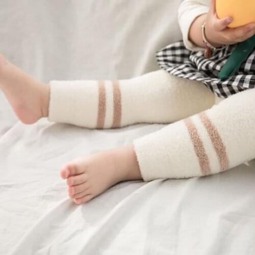 Baby Leggings Girls Pants Autumn Winter Striped Print Children Stockings Pants Toddler Newborn Boys 0-6T Thick Warm Pantyhose