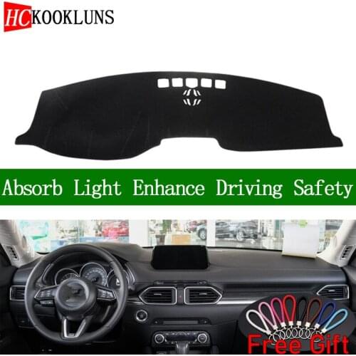 For mazda cx-5 cx-8 2017 2018 2019 Dashboard Cover Sun Shade Non-slip Dash Mat Pad Carpet Car Stickers Interior Accessories
