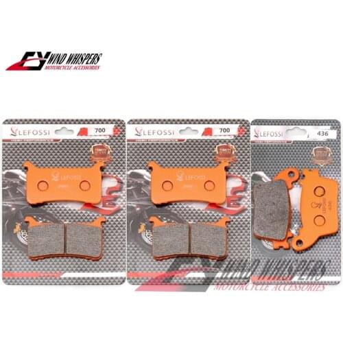 Dutch rock cotton Front Rear Brake Pads For Honda CBR1000 CBR100RR CBR 1000 RAH RAJ RRH RRJ Fireblade C-ABS 2017 2018