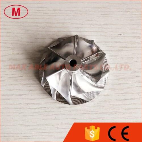 TD05H forward 56.24/75.00mm 6+6 blades 49179-02712 turbo aluminum 2618/milling/ Billet compressor wheel for 49179-02712