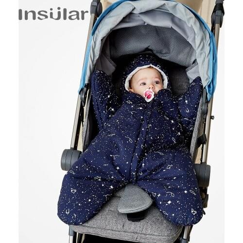 Insular 100% Cotton Sleeping Bags Newborn Wrap Photography Baby Swaddles Warm Stroller Sleeping Bags Sacks For Kids 0-8M Baby