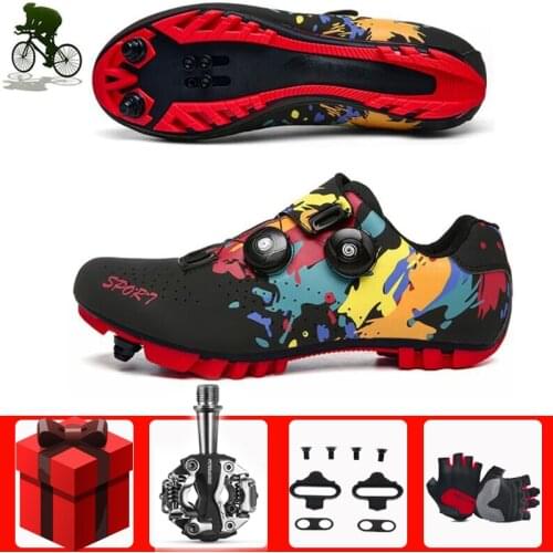 Cycling Shoes Mens Professional Sapatilha Ciclismo Mtb Super Light Self-locking Racing SPD Bicicleta Carretera Men Sneakers