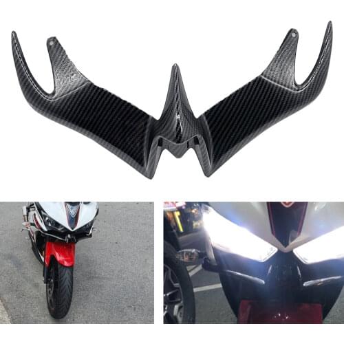 For Yamaha YZF R3 R25 2014 2015 2016 2017 2018 Motorcycle Aerodynamic Winglets Windshield Fairing Wing MotoGP Style