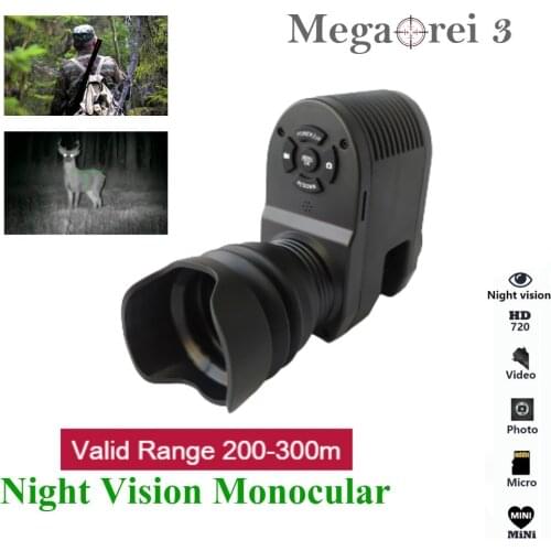 M3 Mini Night Vision Monocular Night Hunting Scope Sight Riflescope Telescope Optical HD 720 Night Sight Pocket Telescope