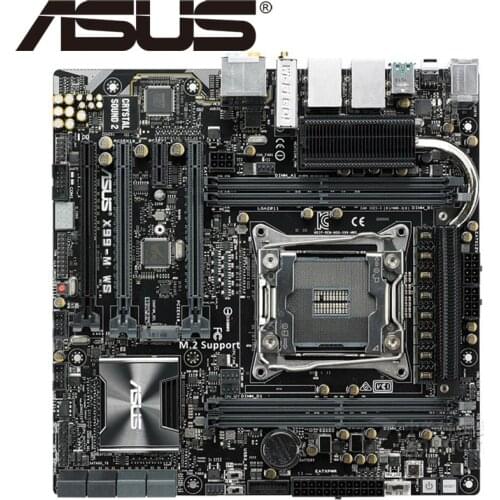 Asus X99-M WS Desktop Motherboard X99 Socket LGA 2011-V3 i7 X DDR4 128G ATX UEFI BIOS Original Used Mainboard On Sale