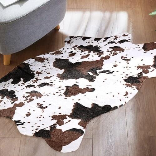 2020 NEW Cows Style Home Decor Modern Home Rug Dyeing Plush Soft zebra Carpet For Living Room Bedroom 3 designs to choose