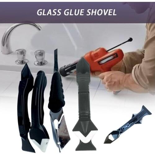 New Scraper Glass Glue Shovel Glue Yin Angle Scraper Knife Shovel Beauty Seam Tool Trimming Residual Glue