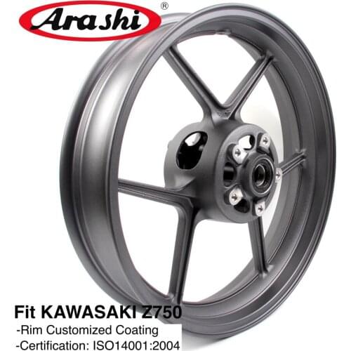 Arashi Z750 2007-2008 Front Wheel Rim For KAWASAKI Z 750 2007 2008 Motorcycle Wheel Rim ZX6R ZX10R Black