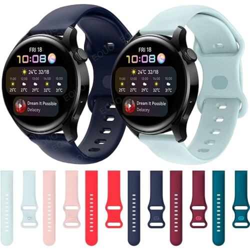 GT2 Watch band For HUAWEI WATCH 3 Pro Sports Silicone Strap For HONOR MagicWatch2 46mm 42mm/ES Band Wristband Bracelet Watchband