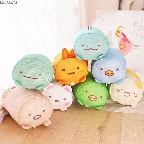 Sumikko Gurashi Corner Action Figure Laundry Bags Underwear Bra Wash Bag Cartoon Household Clothes Washing Machine Mesh Net bag