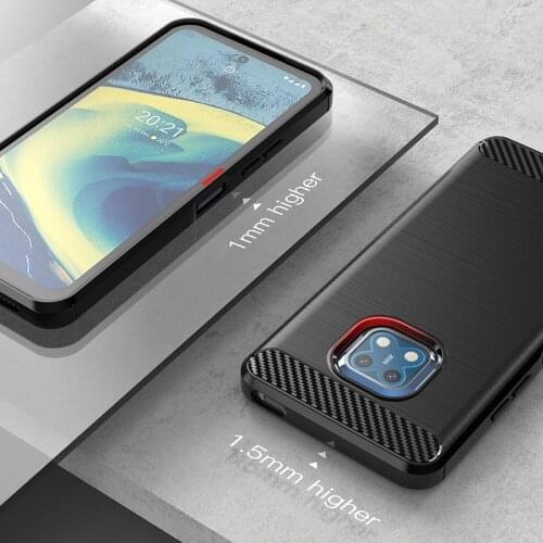 Case For Nokia XR20 X20 X10 G20 G10 Cover Brushed Soft Carbon Fiber Silicone Case For Nokia 8.3 5G 5.3 1.3 2.3 2.4 3.4 5.4 1.4