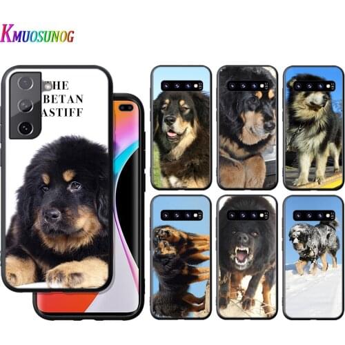 Silicone Cover Tibetan Mastiff Dog For Samsung Galaxy S21 S20 FE Ultra S10 S10e Lite S9 S8 S7 Edge Plus Phone Case