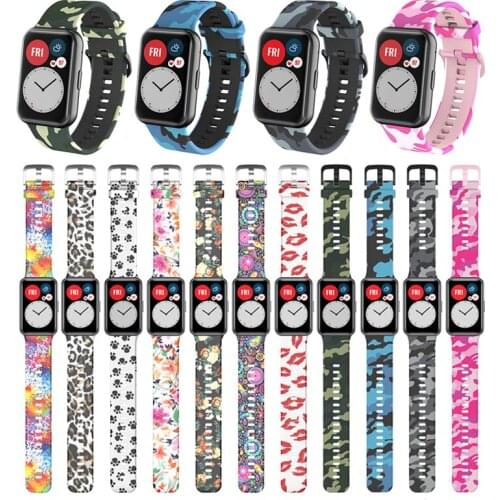 Silicone Strap for Huawei Watch Fit Smart Watches Wrist Band for Huawei Watch Fit Bracelet Stainless Steel Connector With tool