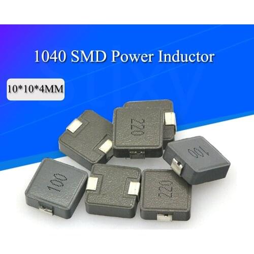 5PCS SMD Power Inductors 2.2uh 2R2 4.7uh 4R7 6.8uh 6R8 10uh 100 220uh 220 Chip Inductor 1040