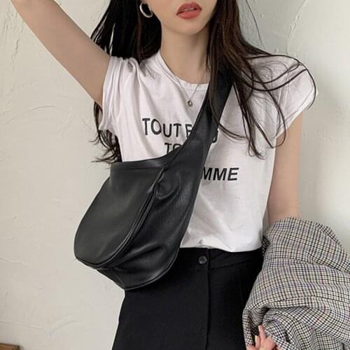 SMOOZA Famous Brand Luxury Female Crossbody Bags Women 2021 Casual Pu Leather Shoulder Bags Female Messenger Bag Hobos Sac Femme