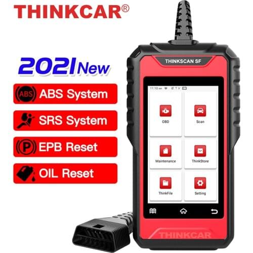 THINKCAR ThinkScan SF100 Engine Scan Tools OBD2 Scanner SRS ABS System Automotive Scanner Oil EPB Diagnostic Tools Professional