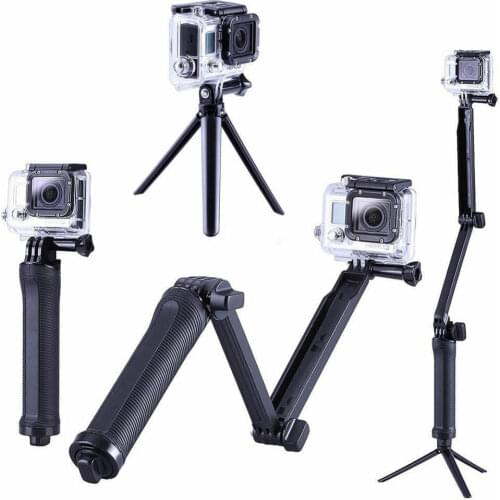 Way Grip Waterproof Monopod Selfie Stick Tripod Bracket 8 7 6 5 4 3 Session Yi 4K Sjcam Eken Accessories for GoPro Hero