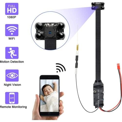 Wifi ip mini camera HD 1080P DIY Portable Network Camera P2P Micro-Camera Module Motion Activated DV Mini Camcorder Support Remo