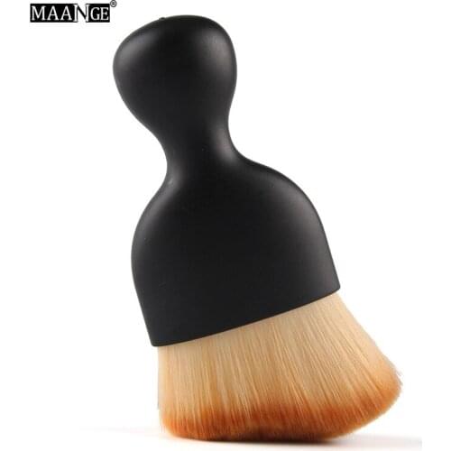 MAANGE Multifunctional 1pc S Shape Contour Foundation Brush Cream Blush Loose Powder Makeup Brushes Cosmetic Tool 15#902