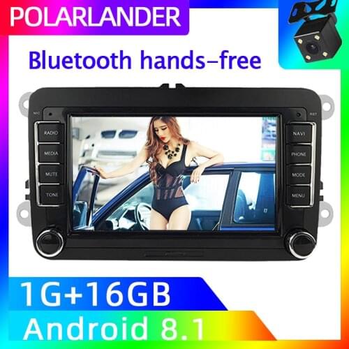 2 Din Wifi MP5 Player 7'' Mirror Link Car Stereo Radio GPS Navi Android For Bora Golf VW Polo Volkswagen Passat B6 B7 Touran