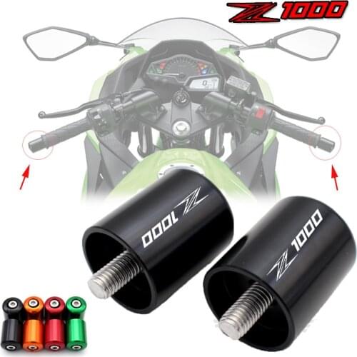 For KAWASAKI Z1000 2003-2020/Z1000R 2017-2019 Motorcycle Accessories CNC Aluminum Handlebar Handlebar Bar Ends Slider Cap