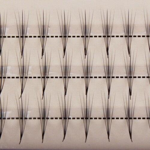 Hot sale 60knots 8-13mm Individual Lash Black Natural Fake False Eyelash Long Cluster Extension Makeup Beauty Health Wholesale