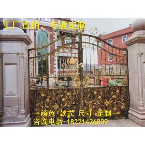Hench 100% hot dip galvanized steel iron gates model hc-ig21