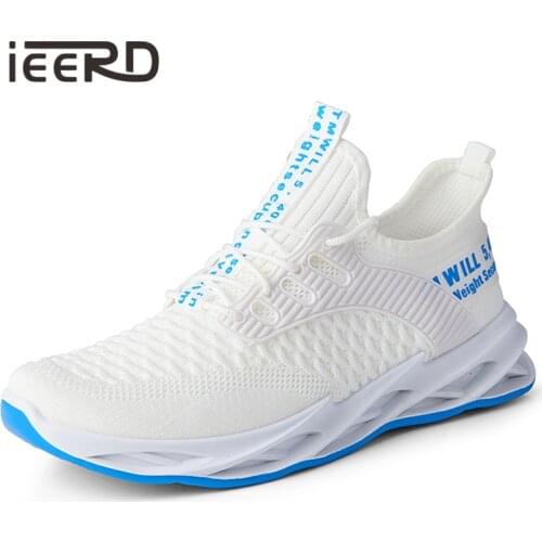 IEERD Hot Sale Fashion Sneakers Men Shoes Cool Breathable Casual Shoes Mesh Summer Shoes For Walking Urban