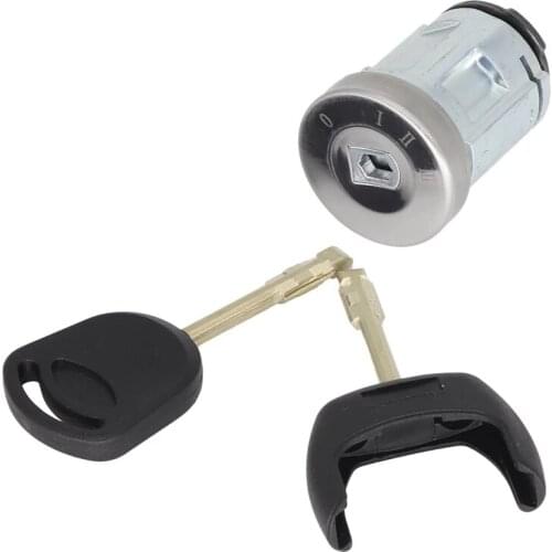 Rente del coche interruptor de encendido y cerradura barril juego de cilindros de 2 llaves Kit de reparación para tránsito Ford