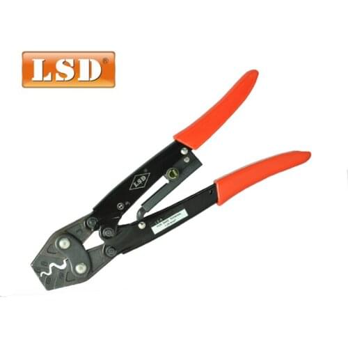 LS-9 ratchet crimping tools 1.25-8mm2 non insulated terminal crimper tool plier