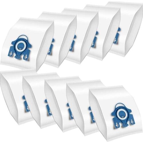 10Pcs Dust Bags for Miele GN 3D Vacuum Cleaner Complete C3, Complete C2, Classic C1, S400, S600, S800, S2, S5, S8
