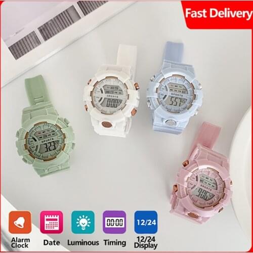 Multifunctional Waterproof Luminous Unicorn Watches Student Watch alarm clock timing colorful watch